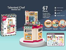 Кухня 922-112 67 деталей, підсвічування, звук, мелодії, йде пар, на батарейках, в коробці