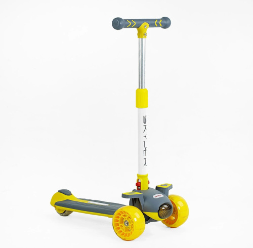 Самокат-беговел триколісний Skyper J-06118 (колеса: Ø4,92"/PU, рама: алюміній/складна, сидіння, захісний бампер, батьківська ручка, до 25 кг) фото 6