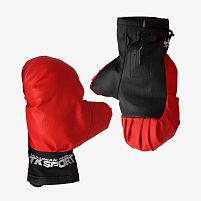 Боксерські рукавички №178292 колір чорно-красні "TK Sport", у пакеті