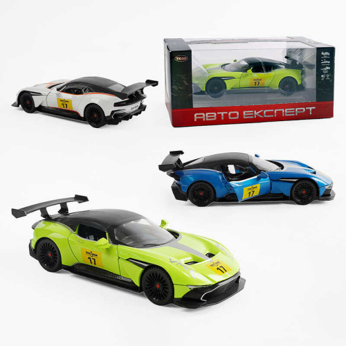 Машина TX 67052 "Авто Експерт", 3 кольори, металопластик, масштаб 1:22, світло, звук, інерція, відчиняються двері та капот, в коробці, ВИДАЄТЬС