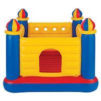 Дитячий надувний ігровий центр Intex 48259 «Замок» (Батут, 135*175*175 см.)