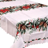 Скатертина "New Year's Ikebana" 150*220см Stenson M50082-220