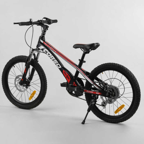 Дитячий спортивний велосипед 20'' CORSO «Speedline» MG-29535 (1) магнієва рама, Shimano Revoshift 7 швидкостей, зібраний на 75% фото 4