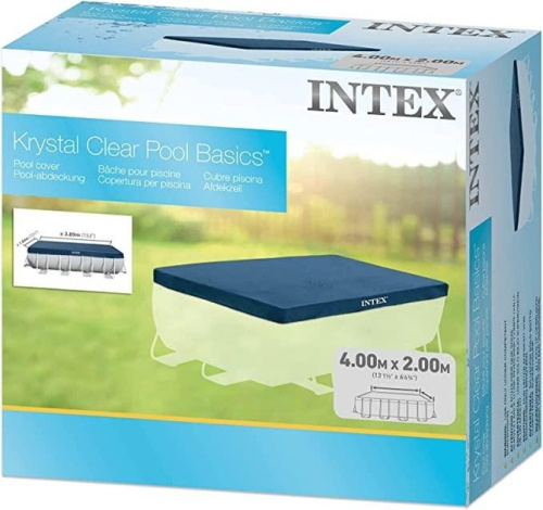 Тент (накриття) Intex 28037 (для прямокутних каркасних басейнів ▭ 200*400 см, фактичний розмір: ▭224*429 см) фото 5