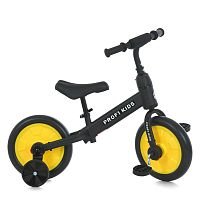Велосипед-біговел двоколісний Profi Kids MBB 1012-4 (колеса Ø12"/EVA, рама: сталь, додаткові колеса, до 25 кг)