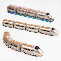 Потяг 50402 "WToys", ОЗВУЧУВАННЯ УКРАЇНСЬКОЮ МОВОЮ, пісня, фрази, звуки, довжина 70 см, колесо вільного ходу, в слюді