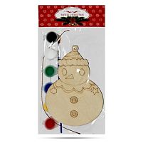 Фігурка-підвіска новорічна "Art" з фарбами 10*13см Stenson R96414