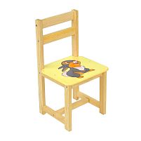 Стілець "Зайчик" 4041 колір жовтий, ТМ "Мася"