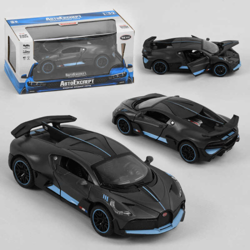 Машинка 30307 "Авто Експерт", металопластик, масштаб 1:32, підсвічування фар, звук, інерція, відкриваються двері, багажник, капот, в коробці