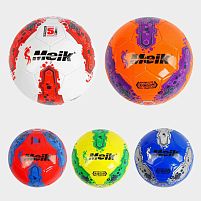 М`яч футбольний C 55977 (60) 5 видів, м`який PVC, гумовий балон, розмір №5