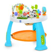 Центр-стрибунець розвиваючий Bambi M 6243-4 (66*66*69 см, 3в1: столик-лего, обертове сидіння, стрибунець, музика)