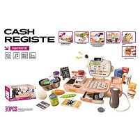 Касовий апарат 889-310 30 елементів, озвучування англійською, сканер визначає вартість, автоматичний калькулятор, мікрофон, стрічка рухається, ме