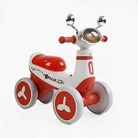 Біговел дитячий JOY 4-х колісний JL-73006 колеса PU, рама пластик, УКРАЇНСЬКЕ ОЗВУЧУВАННЯ та підсвічування, в коробці