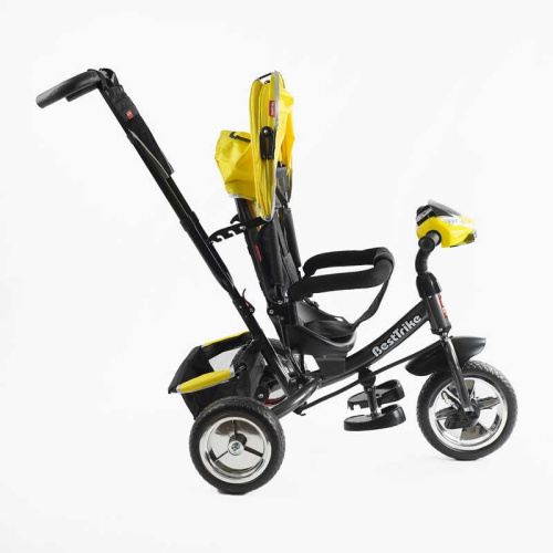 Велосипед дитячий триколісний Best Trike 6588/62-119 (колеса: переднє Ø9.84"/задні: Ø7.87"/пластик, рама: сталь, батьк. ручка, нахил спинки, до 25 кг) фото 4