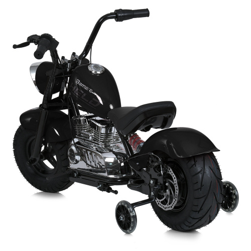 Електромотоцикл дитячий Bambi Racer M 6016AL-2(36V) (колеса: Ø12.6"/гума, акк. 2*18V/9Ah, мотор: 36V/350W, до 20 км/г, додаткові колеса, до 80 кг) фото 2