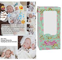 Пупс QM 24007 A "TK Group", функціональний, датчик руху, звуки: сміх, плач, засинає, висота: 42 см, гумовий, озвучені репліки англ. мовою, аксесу