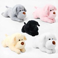 М’яка іграшка "Песик" 58652 5 кольорів, ВИДАЄТЬСЯ МІКС ВИДІВ