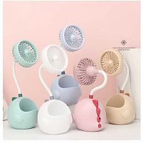 Вентилятор CS 275 A 5 кольорів, органайзер, вбудований акум. 3.7 V, USB кабель, в коробці, ВИДАЄТЬСЯ ТІЛЬКИ МІКС ВИДІВ