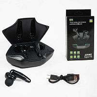 Навушники C 77423 TWS, Bluetooth-підключення, мікрофон, зарядний кейс, сенсорне керування, Hi-Fi звук, частота 2.4GHz, в коробці