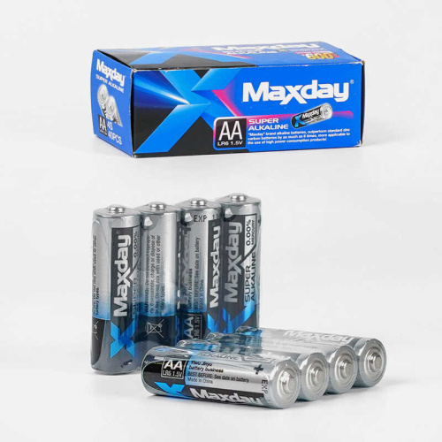 Батарейки “Maxday” C56962 Alcaline, пальчикові, АА 1,5V ЦІНА ЗА 40 ШТ. У БЛОЦІ