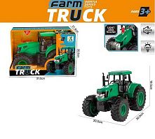 Трактор 0488-1111 /112/113 розмір: 30.5х20.5х19.5 см, інерція, звук, підсвічування, гумові колеса, в коробці