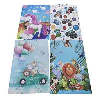Пакет подарунковий паперовий XL "Children's world" 36*54*30см Stenson R101618-XL