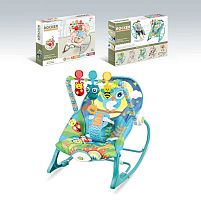 Шезлонг 68144-1 мелодії, 3 підвіски, заспокійлива вібрація, в коробці