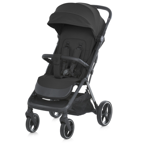 Коляска дитяча прогулянкова El Camino ME 1127-B BEYA Black фото 3