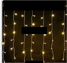 Гірлянда C 61480-35 Y 4.2 метрів, шторка, жовте світло, від батарейок, 2 режим, в коробці