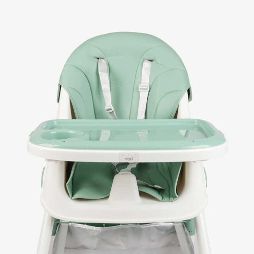 Стільчик для годування Toti TL-30794 (22*110 см, сталева конструкція, регулювання спинки, сидіння, висота, кошик, ремінь, 4 колеса, до 30 кг) фото 4