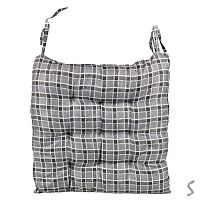 Подушка на стілець "Stripes" 40см Stenson R100498-GY