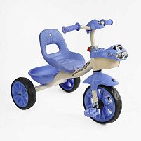 Велосипед 3-х колісний BS-60811 "Best Trike" колеса EVA переднє 10’’, заднє 8’’, сталева рама, УКР. ОЗВУЧУВАННЯ, кошик, в коробці