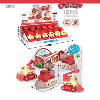 Набір спецтехніки LL-25 ЦІНА ЗА 12 ШТУК В БЛОЦІ, інерційний механізм, в коробці