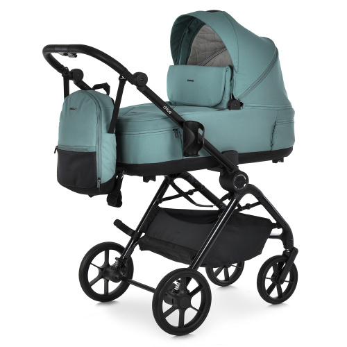Коляска дитяча прогулянкова El Camino ME 1191-1 Emerald Green (кошик, дощовик, антимоскітна сітка, чохол, до 22 кг)