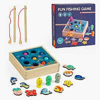 Риболовля C 65031 магнітна, 2 вудки, рибки, в коробці (157989)