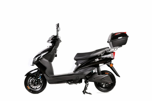 Електроскутер Aima Big Bull Black (колеса: Ø10", акб: 72V/32Ah/Lead-Acid, мотор: 1200W, пробіг на одному заряді до 65 км, до 50 км/год, чорний) фото 2
