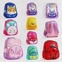 Рюкзак C 60039 8 видів, в пакеті, ВИДАЄТЬСЯ ТІЛЬКИ МІКС ВИДІВ