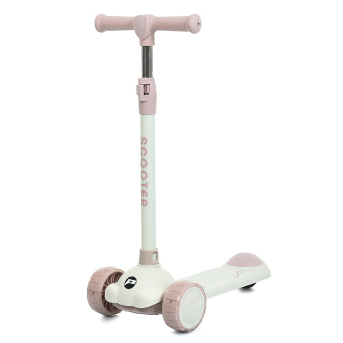 Самокат триколісний iTrike JR3-129-P (колеса: передні Ø4,25"/заднє Ø2,95"/PU, рама: пластик+алюминий, до 20 кг)