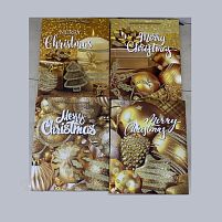 Пакет новорічний паперовий L "Christmas toys" 44*31*12см Stenson (R91302-L)