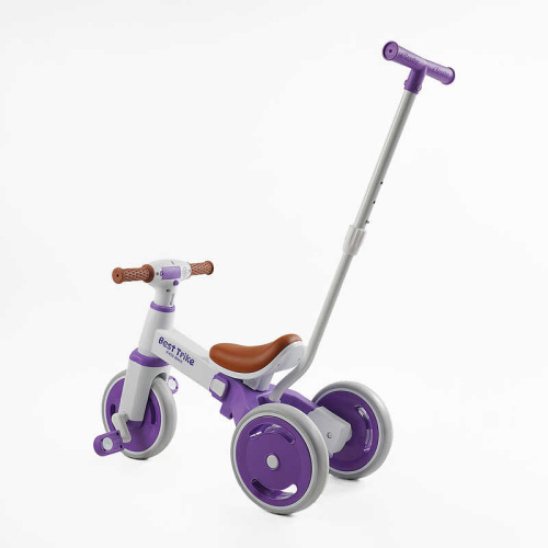 Велосипед дитячий триколісний Best Trike LB-10571 (колеса: переднє Ø10"/задні: Ø8"/гума, рама: нейлон, батьківська ручка, до 25 кг) фото 3