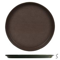 Піднос пластик "Antislip" d35см Stenson R93017-M