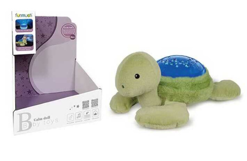 Нічник FM 666-55 проєктор, мелодії, звуки природи, регульована гучність, в коробці