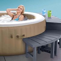 Набір лавок для СПА Intex 28514 (48*124 см, розбірні, 2 шт, висота 42 см)