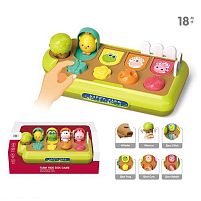 Логічна гра YL 369 A розмір 29х15х10 см, тваринки у віконечках, свисток, в коробці