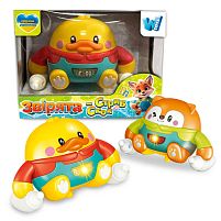 Звірята "Стриб-скок" 14506 "WToys", ОЗВУЧУВАННЯ УКРАЇНСЬКОЮ МОВОЮ, підсвічування, пісні, в коробці