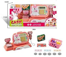 Касовий апарат KDL 888-51 розмір:26х12.5х15 см, сканер, калькулятор, висувний ящик, ваги, звук, купюри, монети, банківська картка, підсвічуван