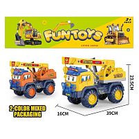 Спецтехніка 8613 2 кольори, 39х16х23,5 см, рухомі елементи, в пакеті