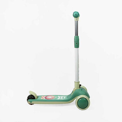 Самокат триколісний Skyper SR-60614 (колеса: передні Ø4.92"/заднє Ø3.15"/PU, рама: алюміній/складна, до 30 кг) фото 2