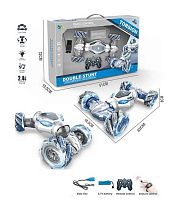 Машина на радіокеруванні DH 666-79 B підсвічування, роликові колеса, пульт 2.4G + сенсорний браслет, USB-кабель, акум. 3.7 V, звуки, беззвучний р