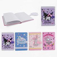 Блокнот M 18142 лінійка, магнітна застібка, 14.5х21см, в пакеті, ВИДАЄТЬСЯ МІКС ВИДІВ